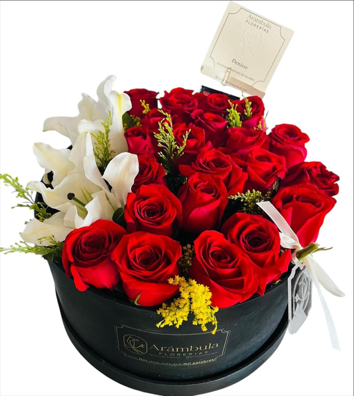Caja con 24 Rosas