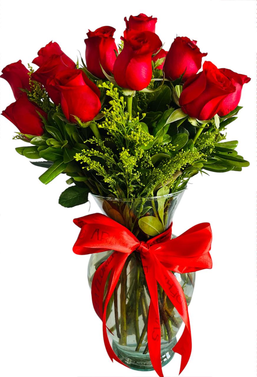 Arreglo de Rosas en Agua