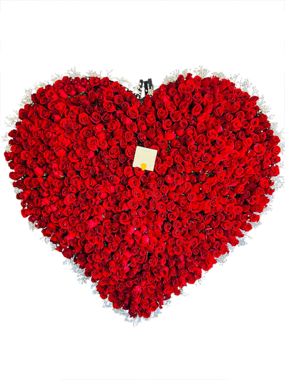 Corazon de rosas