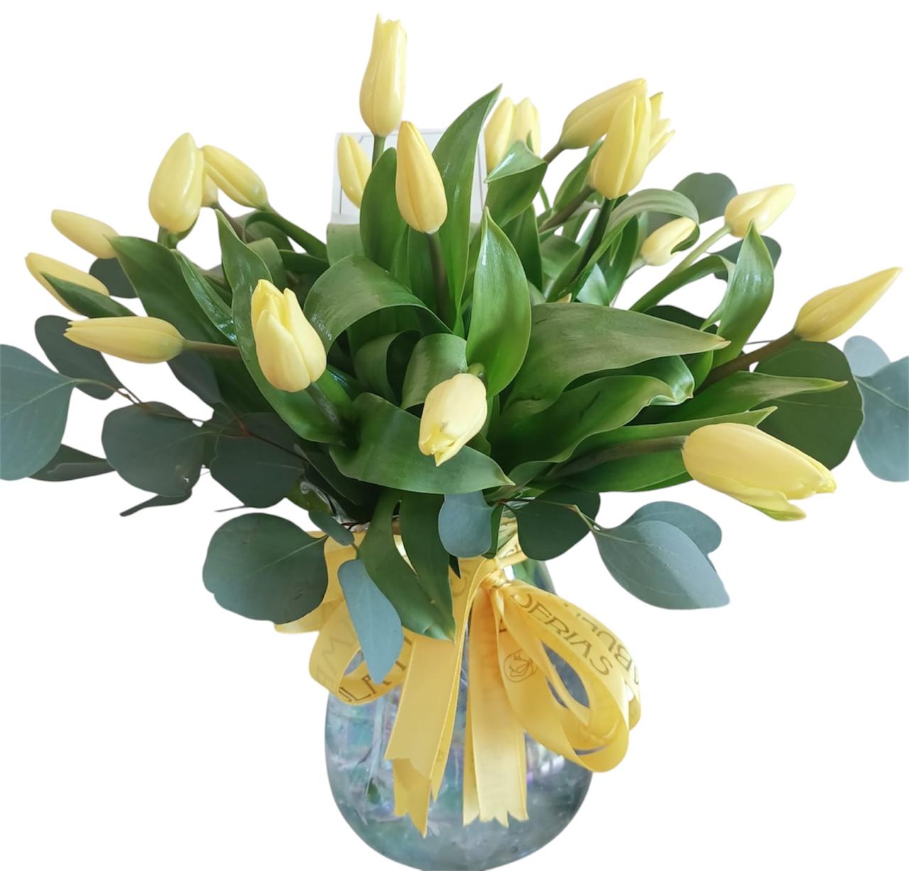 Arreglo con Tulipanes