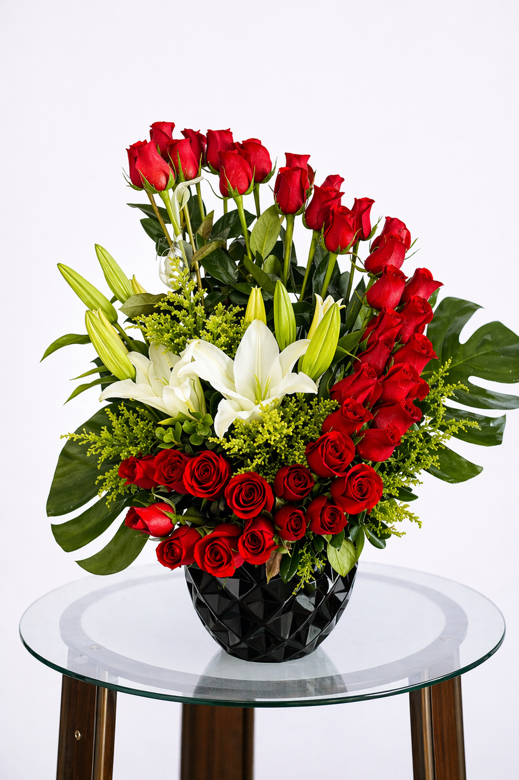 ESTILIZADO DE ROSAS EN ESCALERA