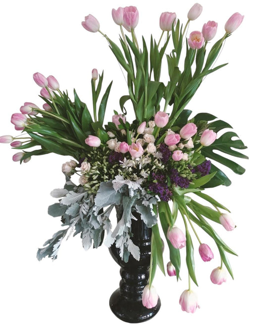 Arreglo con Tulipanes